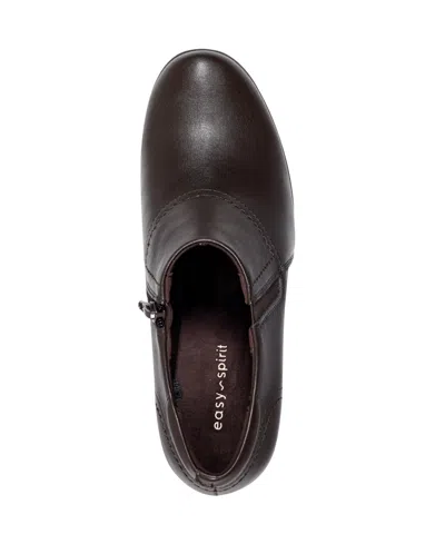 Easy Spirit Women's Caine Side Zipper Block Heel Shooties
