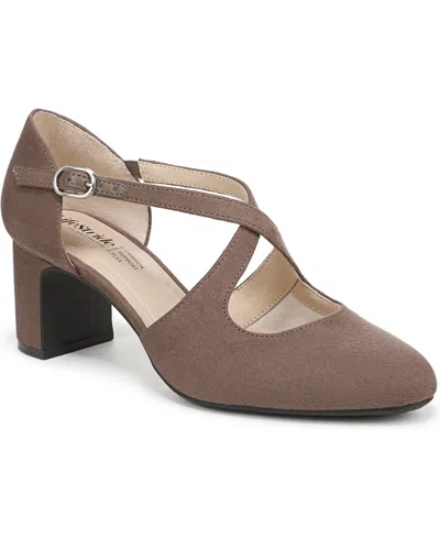 Lifestride Women's Tracy Crisscross Block Heel Pumps