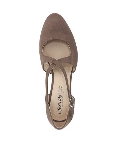 Lifestride Women's Tracy Crisscross Block Heel Pumps
