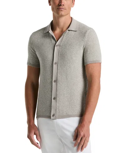 Perry Ellis Men's Two-tone Button-down Shirt