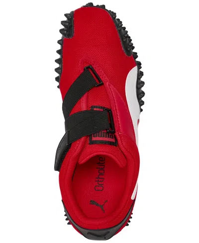 Puma Womens Mostro Og Panelled Low-top Woven Trainers For All Time Red Silver In Red