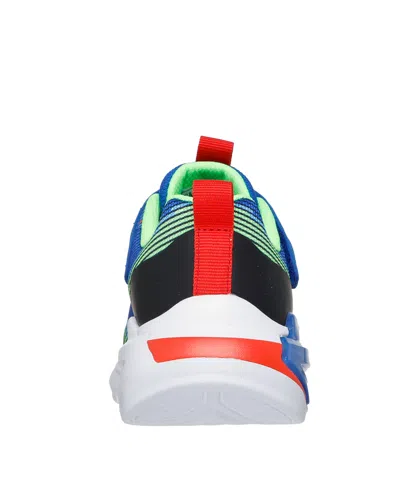 Skechers Little Kids S-lights: Tri-namics 2.0 Light-up Fastening Strap Closure Casual Sneakers From Finish Li