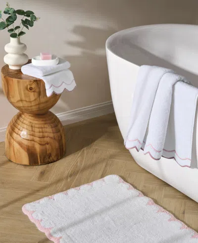 Peri Home Scallop Cotton Hand Towel, 27" X 16"