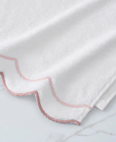 Peri Home Scallop Cotton Hand Towel, 27" X 16"