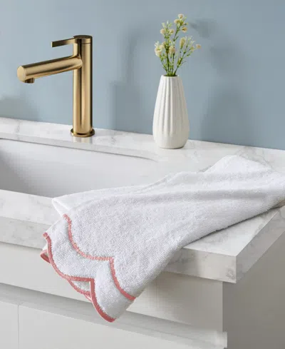 Peri Home Scallop Cotton Hand Towel, 27" X 16"