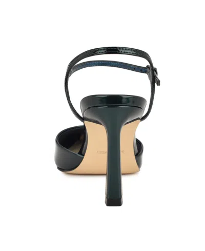 Nine West Dres Ankle Strap Pointed Toe Pump In Black