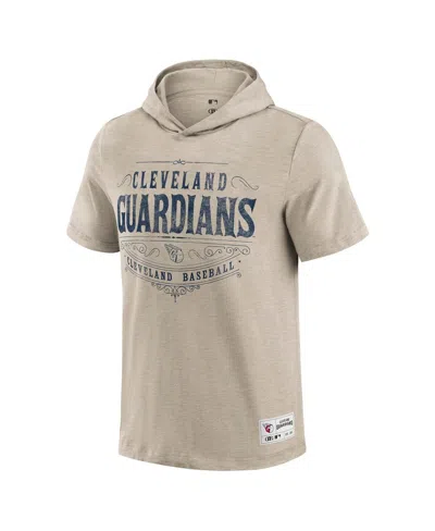 Fanatics Darius Rucker Collection By  Men's Tan Cleveland Guardians Hooded T-shirt In Brown