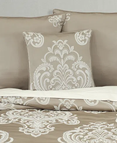 Royal Court Potenza Square Decorative Pillow, 20" X 20" In Neutral