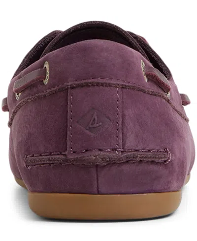 Sperry Slim Boat Shoes In Purple