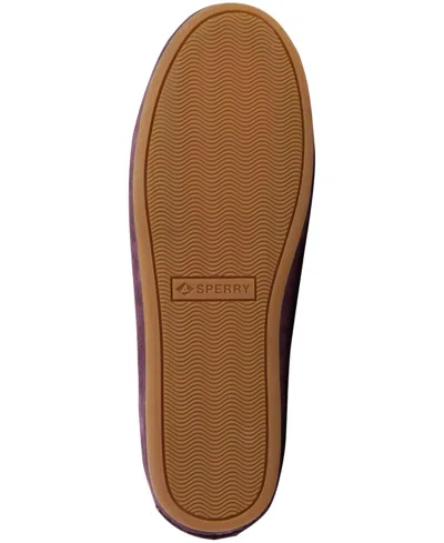 Sperry Slim Boat Shoes In Purple