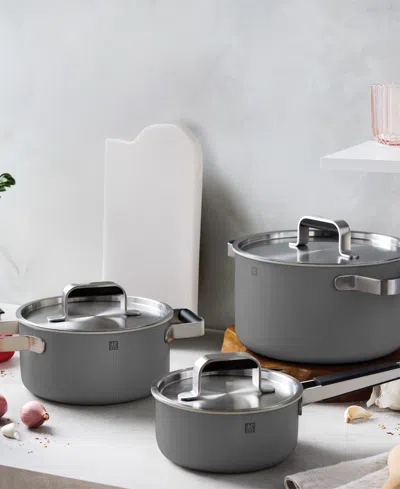 Zwilling Pure Stainless Steel 6-piece Pot Set