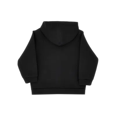 Marni Eoprene Full-zip Jacket With Logo Kids In Black