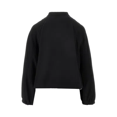 Emporio Armani Techno Cady Blouson With Logo Embroidery