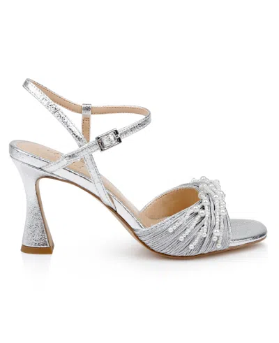Jewel Badgley Mischka Women's Fanny Dress Sandals In Silver