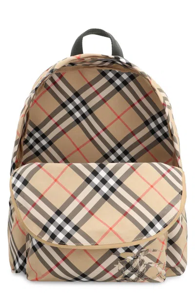 Burberry Men's Check Backpack In Multi
