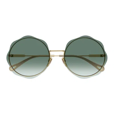 Chloé Eyewear Honore Sunglasses In Gold