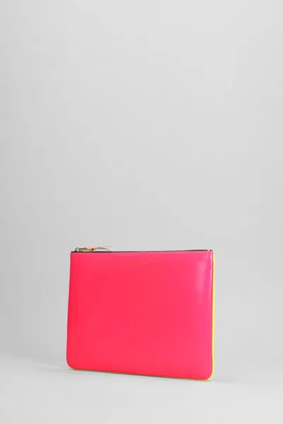 Comme Des Garçons Clutch In Pink
