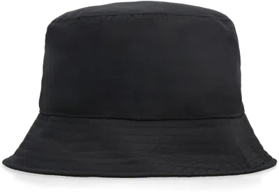 Dolce & Gabbana Logo-plaque Bucket Hat In Black