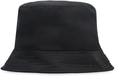 Dolce & Gabbana Logo-plaque Bucket Hat In Black
