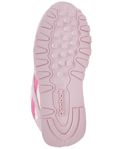 Reebok Little Girls Classic Nylon Casual Sneakers From Finish Line In Pink