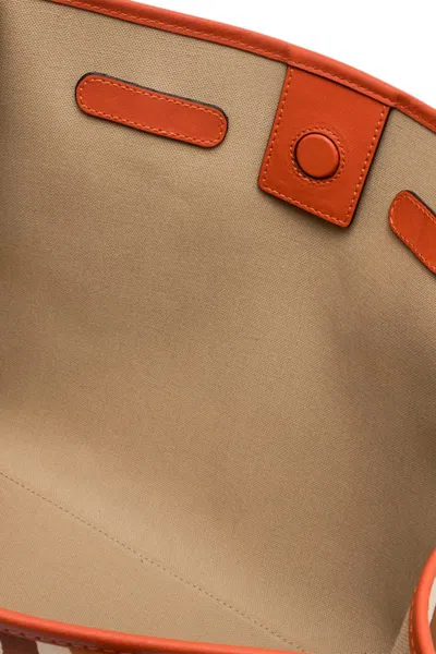 Gianni Chiarini Marcella Canvas And Leather Shopping Bag