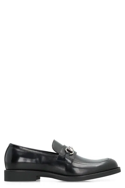 Gucci Leather Loafers In Black