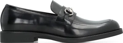 Gucci Leather Loafers In Black