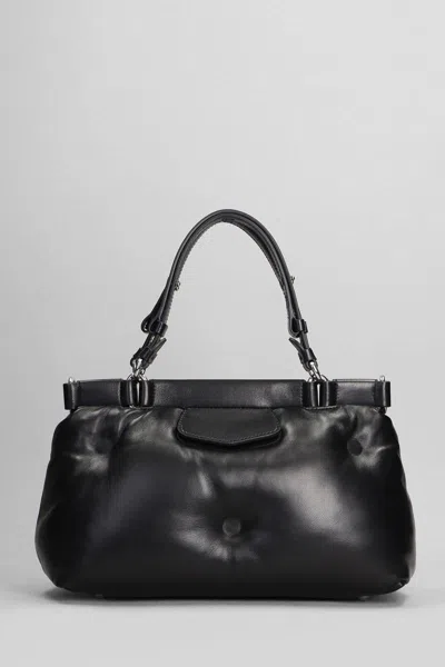 Maison Margiela Smooth Lambskin Tote Bag With Structured Handles And Subtle Sheen