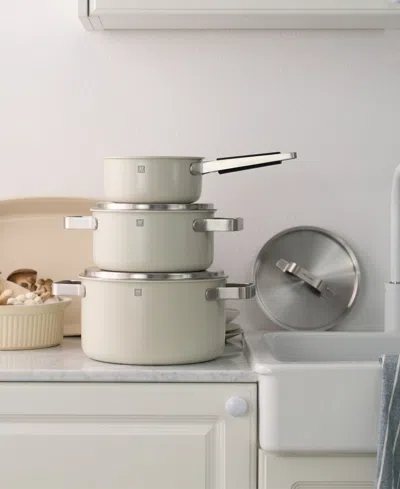 Zwilling Pure Stainless Steel 6-piece Pot Set
