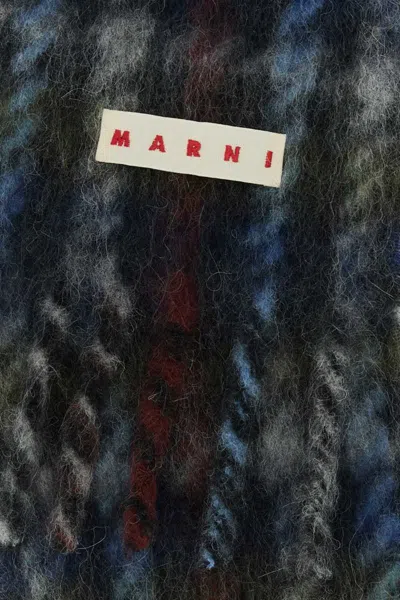 Marni Sciarpa In Misto Mohair Multicolor  Uomo In Multi