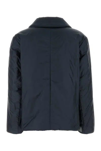 Max Mara The Cube Midnight Blue Polyester Camelia Padded Jacke In Blue