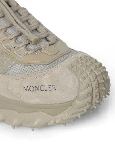 Moncler Men Trailgrip Low Top Sneakers In Neutral