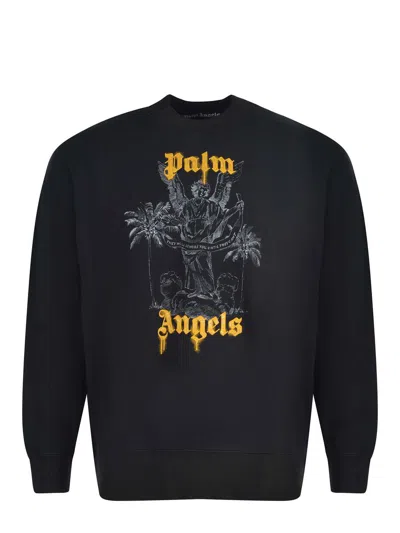 Palm Angels Sweatshirt In Black