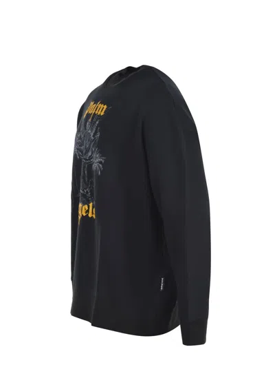 Palm Angels Sweatshirt In Black