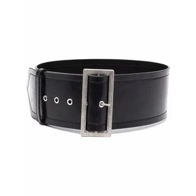 Philosophy Di Lorenzo Serafini Woman Belt Black Size 8 Leather In Black