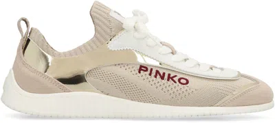 Pinko Reby Low-top Sneakers In Brown
