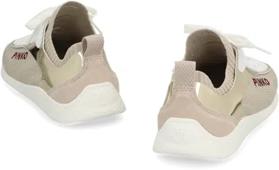 Pinko Reby Low-top Sneakers In Brown