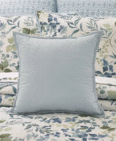 Royal Court Evergreen Quilted Square Decorative Pillow, 16" X 16"