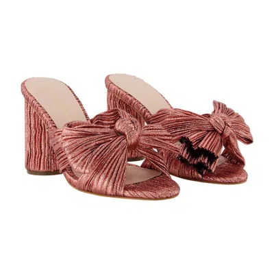 Loeffler Randall Glamorous Penny Flat Sandals In Pink