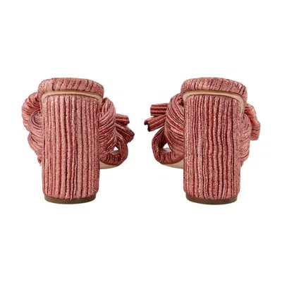Loeffler Randall Glamorous Penny Flat Sandals In Pink