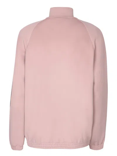 Moncler Pink Technical Fabric Cardigan
