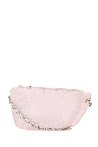 Burberry Patent Leather Micro Shield Sling Bag With Chain Shoulder St