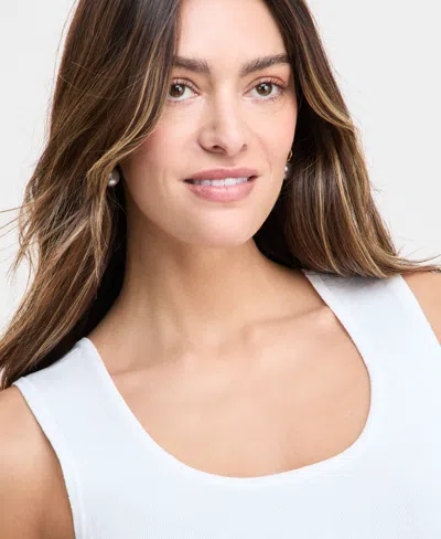 Tahari Asl Women's Sleeveless Sweater Tank Top