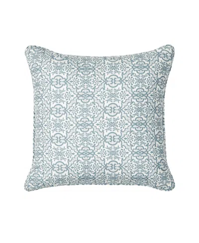 Royal Court Evergreen Square Decorative Pillow, 16" X 16"
