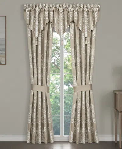 Royal Court Potenza Window Panel Pair, 50" X 84" In Gold