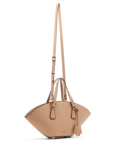 Anne Klein Curved Small Convertible Strap Tote Bag