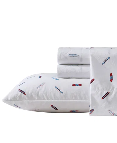 Nautica Printed 200-thread Count Cotton Percale 3-pc. Sheet Set, Twin