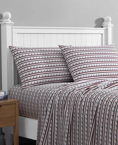 Nautica Printed Washed Microfiber 3-pc. Sheet Set, Twin