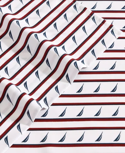 Nautica Printed Washed Microfiber 3-pc. Sheet Set, Twin