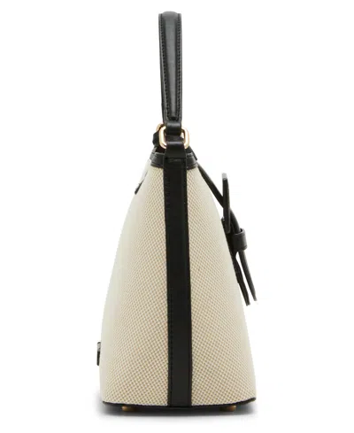 Anne Klein Covered Buckle Convertible Strap Bucket Bag